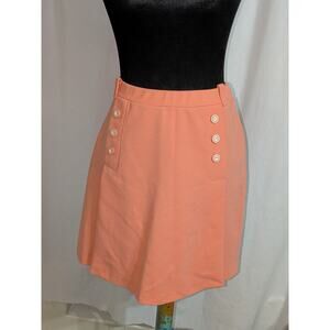 M/L Vtg 70s Skort Scooter Skirt Button Flap Pink KNIT Golf Shorts Jantzen 12